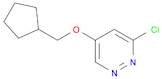 3-Chloro-5-(cyclopentylmethoxy)pyridazine