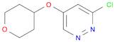 3-Chloro-5-((tetrahydro-2H-pyran-4-yl)oxy)pyridazine