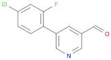 5-(4-Chloro-2-fluorophenyl)nicotinaldehyde