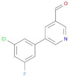 5-(3-Chloro-5-fluorophenyl)nicotinaldehyde