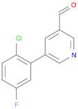 5-(2-Chloro-5-fluorophenyl)nicotinaldehyde