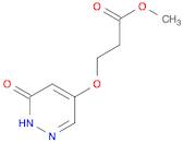 Methyl 3-((6-oxo-1,6-dihydropyridazin-4-yl)oxy)propanoate