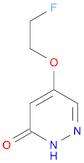 5-(2-Fluoroethoxy)pyridazin-3(2H)-one