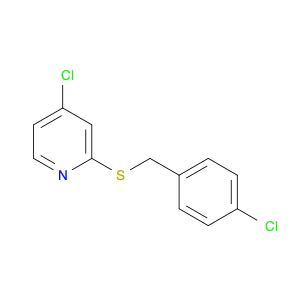 4-Chloro-2-((4-chlorobenzyl)thio)pyridine