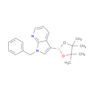 1-Benzyl-3-(4,4,5,5-tetramethyl-[1,3,2]dioxaborolan-2-yl)-1H-pyrrolo[2,3-b]pyridine