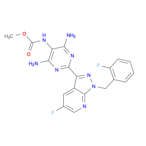 Methyl (4,6-diamino-2-(5-fluoro-1-(2-fluorobenzyl)-1H-pyrazolo[3,4-b]pyridin-3-yl)pyrimidin-5-yl)c…