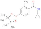 N-Cyclopropyl-2-methyl-4-(4,4,5,5-tetramethyl-1,3,2-dioxaborolan-2-yl)benzamide