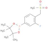 1,3,2-Dioxaborolane, 2-[3-fluoro-4-[(methylsulfonyl)methyl]phenyl]-4,4,5,5-tetramethyl-