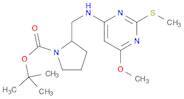 tert-Butyl 2-(((6-methoxy-2-(methylthio)pyrimidin-4-yl)amino)methyl)pyrrolidine-1-carboxylate