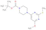 tert-butyl 4-(6-methoxy-2-methylsulfanylpyrimidin-4-yl)piperazine-1-carboxylate