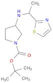 tert-Butyl 3-((1-(thiazol-2-yl)ethyl)amino)pyrrolidine-1-carboxylate