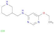 6-Ethoxy-N-(piperidin-3-ylmethyl)pyrimidin-4-amine hydrochloride