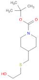 tert-butyl 4-(2-hydroxyethylsulfanylmethyl)piperidine-1-carboxylate