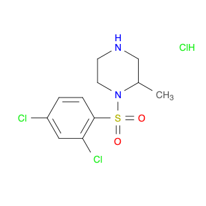 1-((2,4-Dichlorophenyl)sulfonyl)-2-methylpiperazine hydrochloride