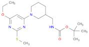 tert-Butyl ((1-(6-ethoxy-2-(methylthio)pyrimidin-4-yl)piperidin-3-yl)methyl)carbamate