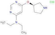 (R)-N,N-Diethyl-6-(pyrrolidin-3-yloxy)pyrimidin-4-amine hydrochloride