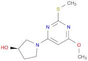 (R)-1-(6-Methoxy-2-(methylthio)pyrimidin-4-yl)pyrrolidin-3-ol