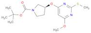 (S)-tert-Butyl 3-((6-methoxy-2-(methylthio)pyrimidin-4-yl)oxy)pyrrolidine-1-carboxylate