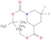 1-tert-Butyl 3-ethyl 5,5-difluoropiperidine-1,3-dicarboxylate