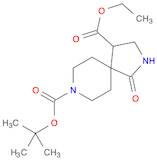 1-Oxo-2,8-Diaza-Spiro[4.5]Decane-4,8-Dicarboxylic Acid 8-Tert-Butyl Ester 4-Ethyl Ester