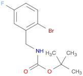 tert-Butyl n-[(2-bromo-5-fluorophenyl)methyl]carbamate