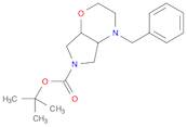 tert-butyl 4-Benzyl-2,3,4a,5,7,7a-hexahydropyrrolo[3,4-b][1,4]oxazine-6-carboxylate