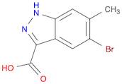 5-Bromo-6-methyl-1H-indazole-3-carboxylic acid