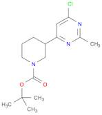 3-(6-Chloro-2-methyl-pyrimidin-4-yl)-piperidine-1-carboxylic acid tert-butyl ester