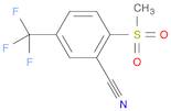 2-(Methylsulfonyl)-5-(trifluoromethyl)benzonitrile