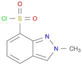 2-Methyl-2H-indazole-7-sulfonyl chloride