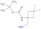 tert-butyl N-[1-(aminomethyl)-3,3-difluorocyclobutyl]carbamate