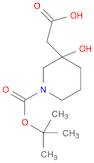 2-(1-[(Tert-Butoxy)Carbonyl]-3-Hydroxypiperidin-3-Yl)Acetic Acid