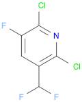 2,6-Dichloro-3-(difluoromethyl)-5-fluoro-pyridine