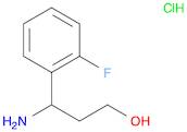 3-Amino-3-(2-fluorophenyl)propan-1-ol hydrochloride