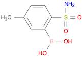 5-Methyl-2-sulfamoylphenylboronic acid