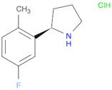 (R)-2-(5-Fluoro-2-methylphenyl)pyrrolidine hydrochloride