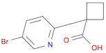 1-(5-Bromopyridin-2-yl)cyclobutanecarboxylic acid