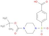 1-Piperazinecarboxylic acid, 4-[(4-carboxyphenyl)sulfonyl]-,1-(1,1-dimethylethyl) ester