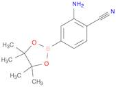 2-Amino-4-(tetramethyl-1,3,2-dioxaborolan-2-yl)benzonitrile