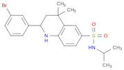 2-(3-Bromophenyl)-N-isopropyl-4,4-dimethyl-2,3-dihydro-1H-quinoline-6-sulfonamide