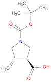 (3S,4S)-1-(tert-Butoxycarbonyl)-4-methylpyrrolidine-3-carboxylic acid