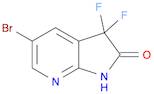 5-bromo-3,3-difluoro-1H,2H,3H-pyrrolo[2,3-b]pyridin-2-one