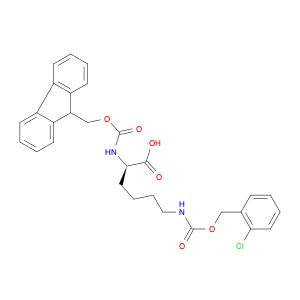 (2R)-6-({[(2-chlorophenyl)methoxy]carbonyl}amino)-2-{[(9H-fluoren-9-ylmethoxy)carbonyl]amino}hex...