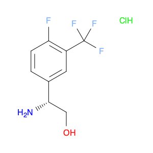 (R)-2-Amino-2-(4-fluoro-3-(trifluoromethyl)phenyl)ethanol hydrochloride