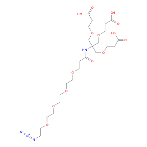 3-[2-[3-(2-(2-[2-(2-Azido-ethoxy)-ethoxy]-ethoxy)-ethoxy)-propionylamino]-3-(2-carboxy-ethoxy)-2-(…