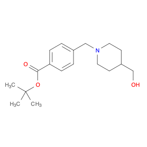 Tert-Butyl 4-((4-(Hydroxymethyl)Piperidin-1-Yl)Methyl)Benzoate