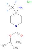 tert-Butyl 4-amino-4-(trifluoromethyl)piperidine-1-carboxylate hydrochloride