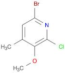 6-Bromo-2-chloro-3-methoxy-4-methylpyridine