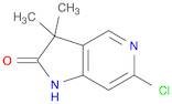 6-chloro-3,3-dimethyl-1H,2H,3H-pyrrolo[3,2-c]pyridin-2-one