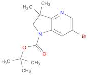 tert-butyl6-bromo-3,3-dimethyl-1H,2H,3H-pyrrolo[3,2-b]pyridine-1-carboxylate